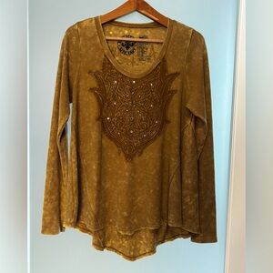 Affliction Newport Hollow Washed Thermal Women’s XL